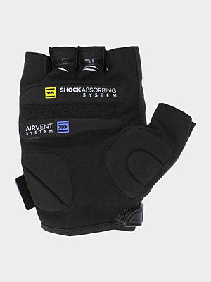 H4L22-RRU002 DEEP BLACK Cyklistické rukavice